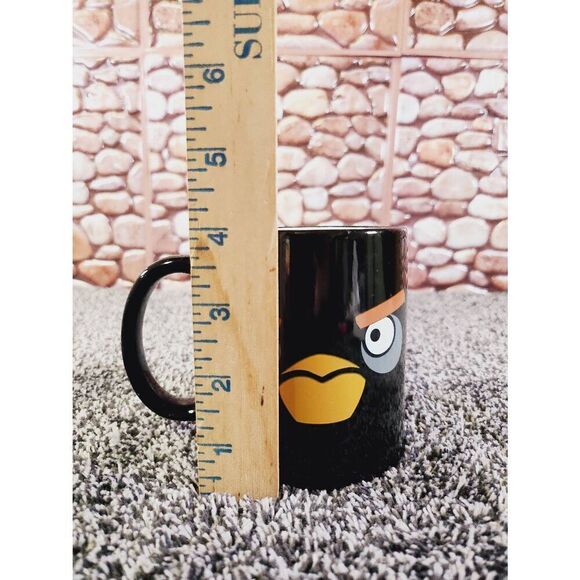 Angry Birds Collectible Coffee Cup | 2-Sided Black Mug | 2009-2012 by Rovio - Picture 5 of 6